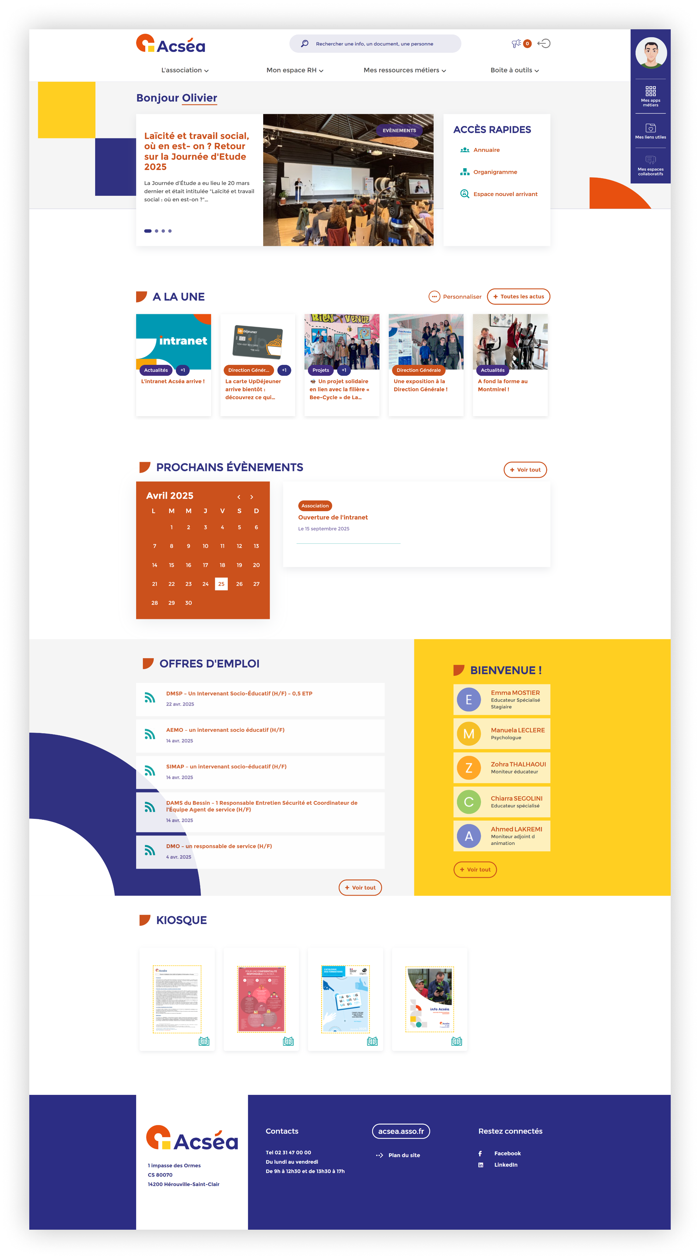 Intranet Acséa