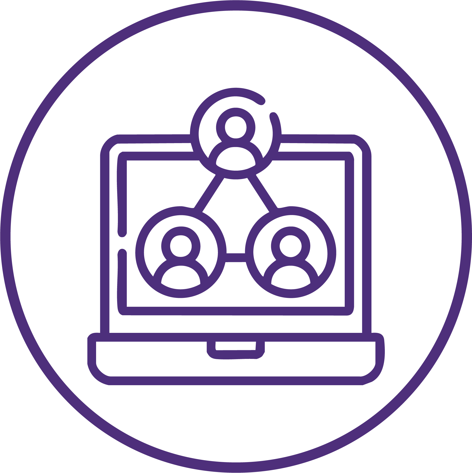 Icône Collaboration numérique