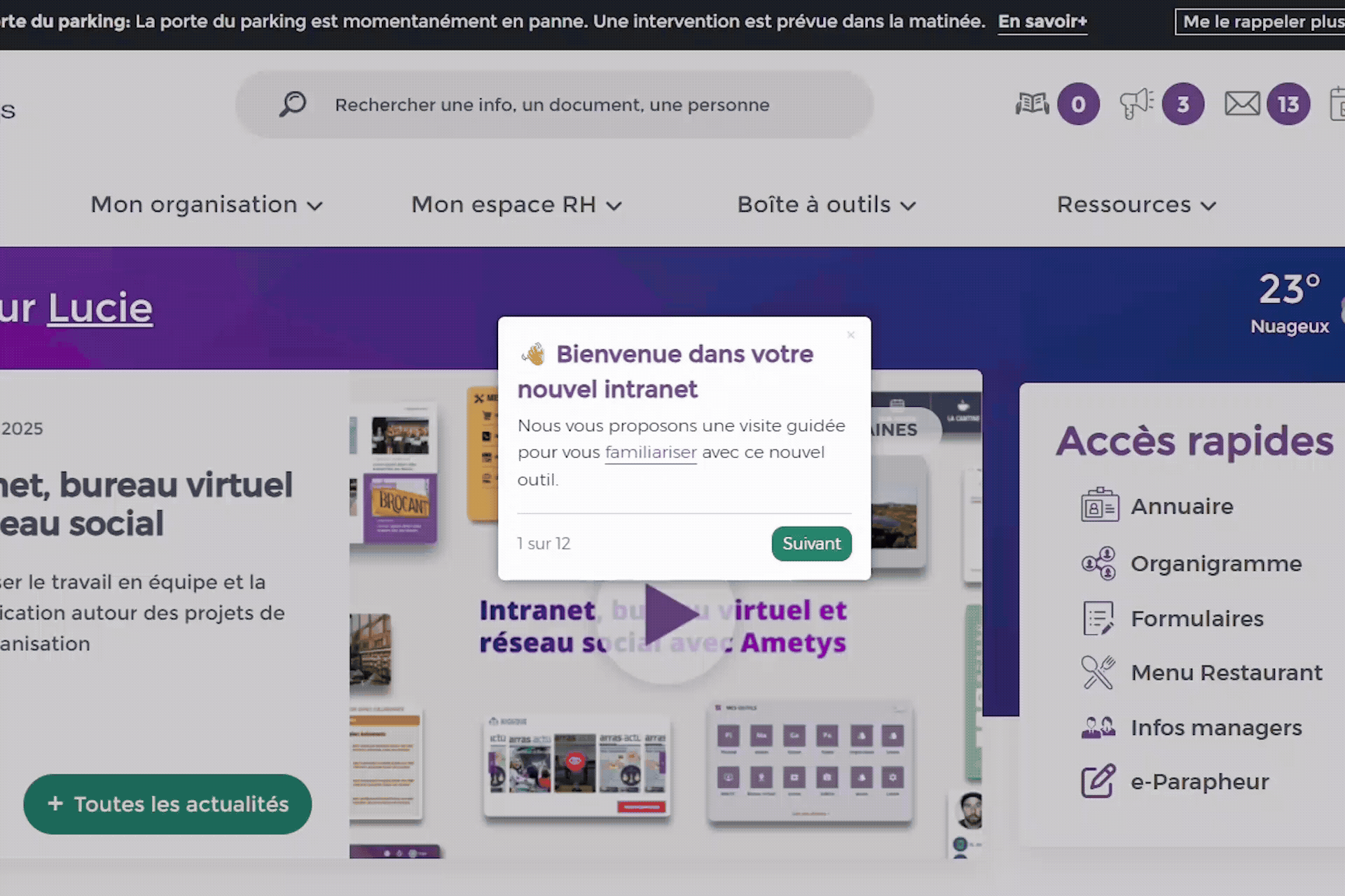 Onboarding des nouveaux utilisateurs