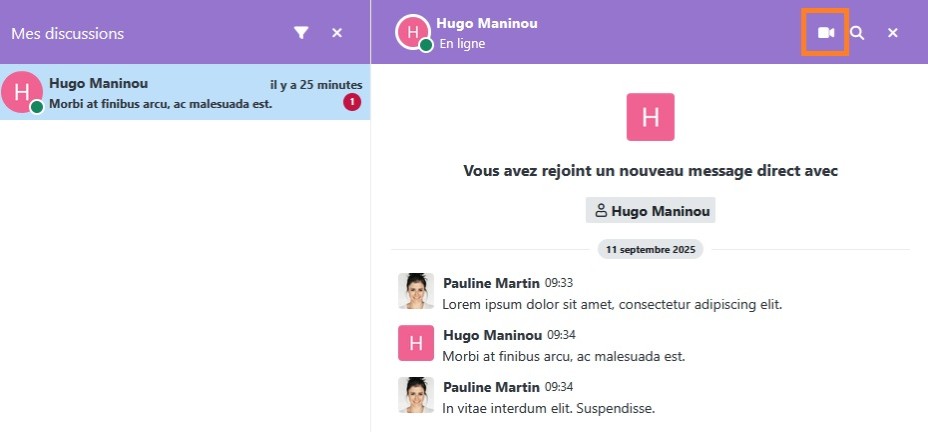 Messagerie instantanée