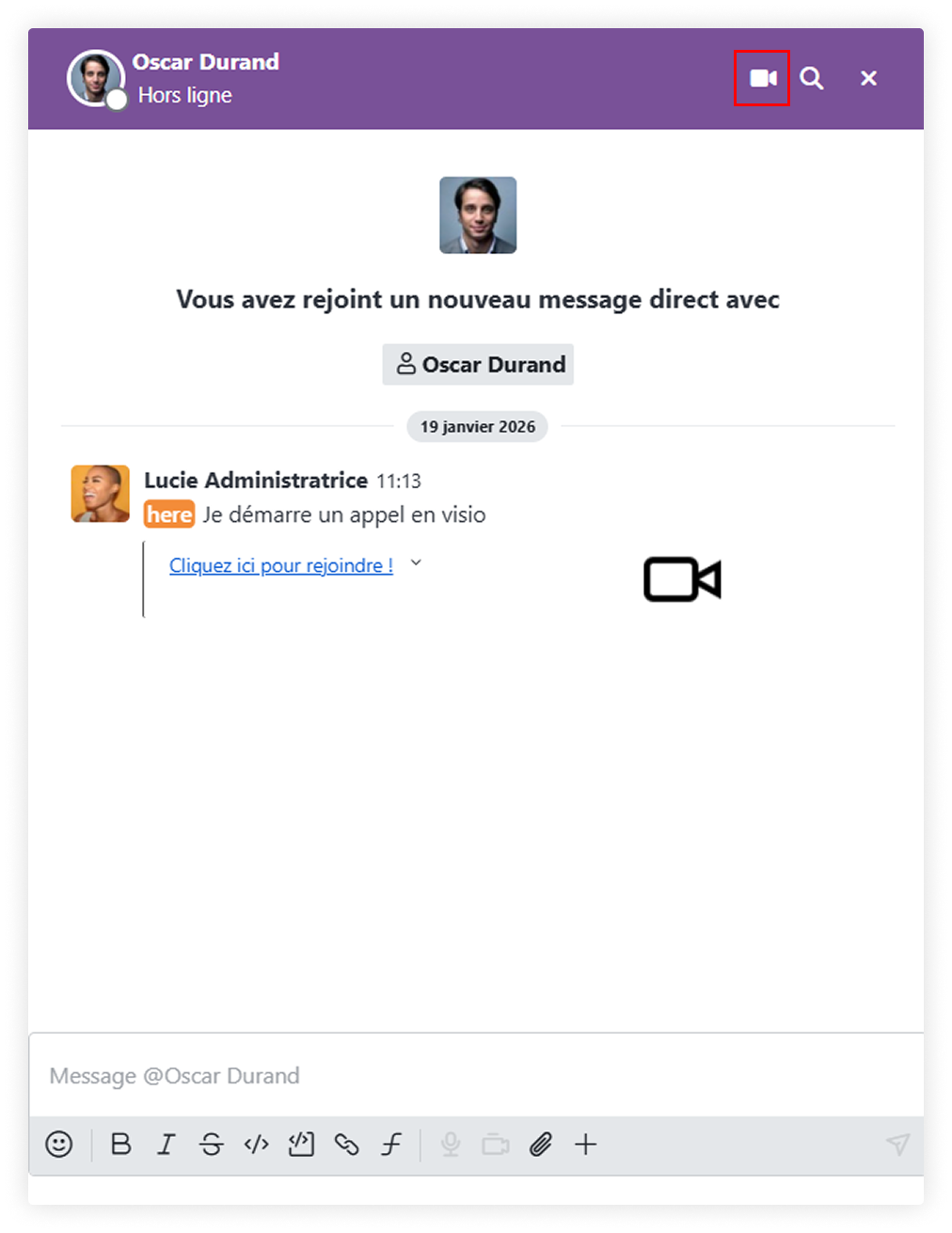 Messagerie instantannée